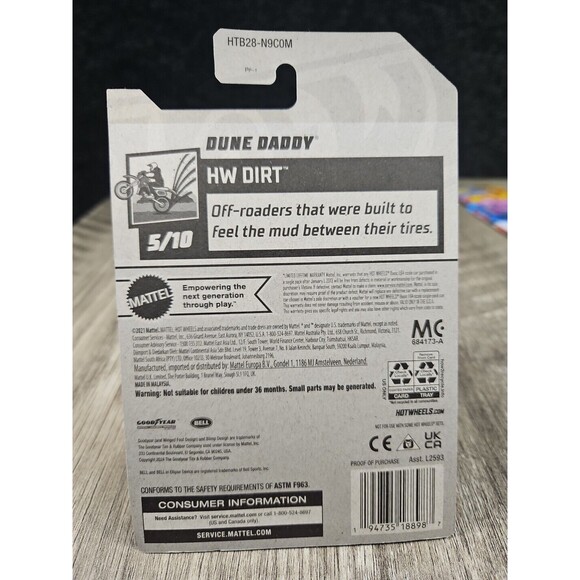 Hot Wheels Dune Daddy HW Dirt Green & Pink 1:64 Diecast Toy Car 2024 - Picture 4 of 4